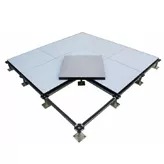 Encapsulated wood core raised access floor