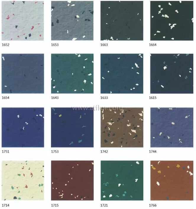 Single Color Hammered Rubber Floor