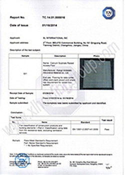 calcium sulphate raised floor RE