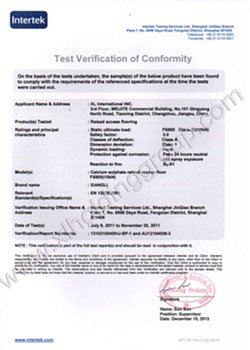 VOC-calcium sulphate raised flo…