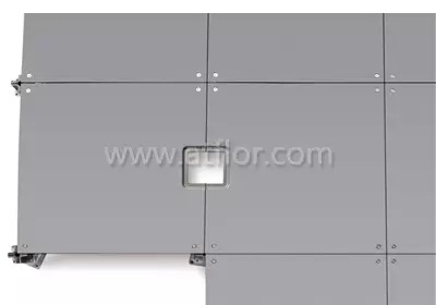 Cutout Bare Steel Raised Access Floor