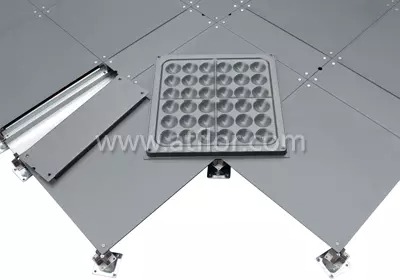 500mm Trunking Bare Steel Raised Access Floor System