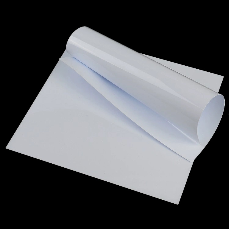 Spot Goods 1220 X 915 mm Glossy White Eco-friendly Durable High Quality Wear Resistant PVC Film 0.3 mm Thin Rigid PVC Sheets
