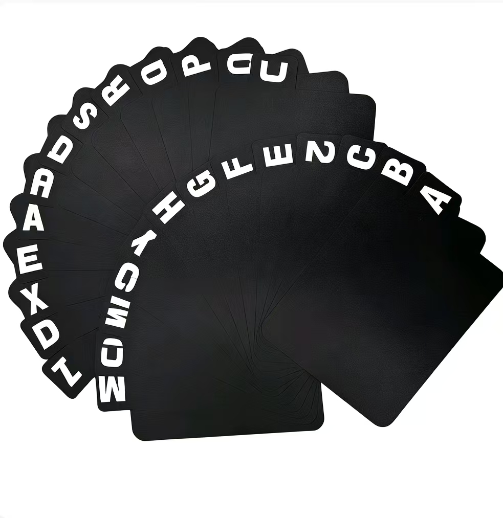 Factory Custom Printed Plastic Vinyl Record Dividers with Alphabet Tabs, Sorting Separator Cards for CD Album Storage