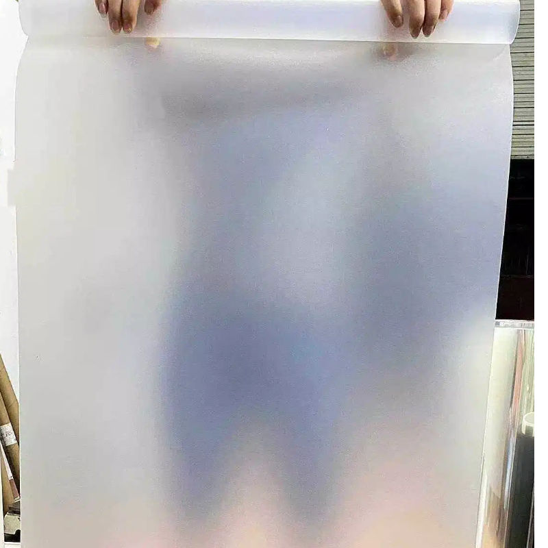 Wholesale Free Samples Matt Clear APET Film Frosted Surface 0.2mm-1.0mm Bending Cutting Printing Customized Length Plastic Sheet