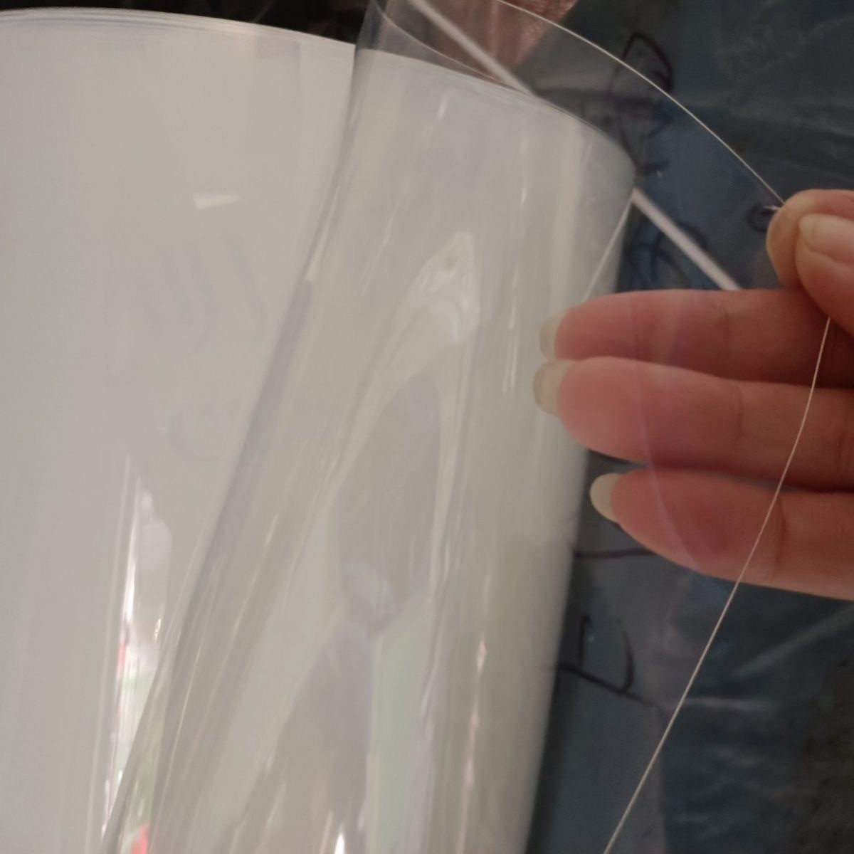 Crystal Clear Eco-friendly Durable Self Adhesive EVA Film Roll Cutting Customizable Length Thickness Printing High Quality