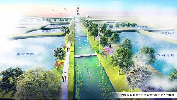 Caso 3 Proyecto de tratamiento de aguas residuales de acuicultura de Zaozhuang, Shandong