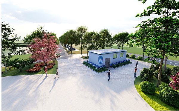 Caso 6 Sala de gestión del proyecto de tratamiento de aguas residuales de acuicultura de Shandong