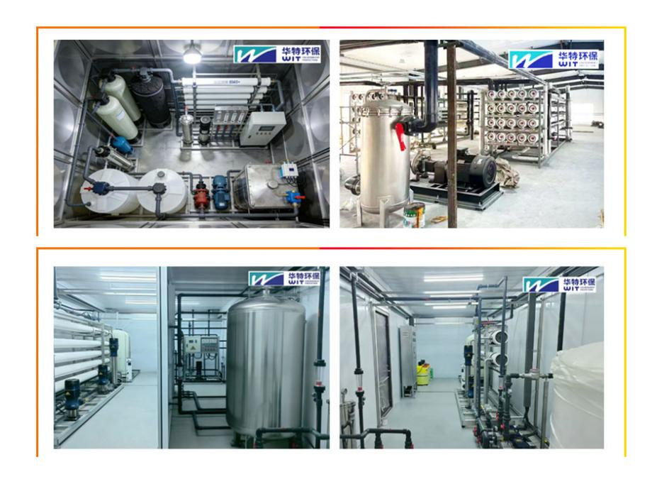 Equipos Integrados de Tratamiento de Purificación de Agua Montados sobre Patín
