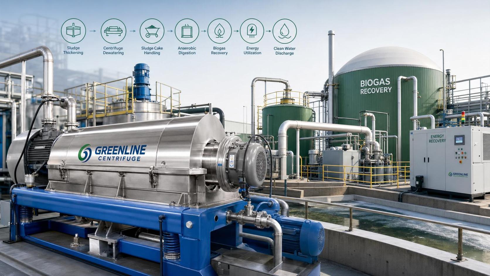 Seleccionar centrifugadoras de deshidratación para proyectos de recuperación y reutilización de energía