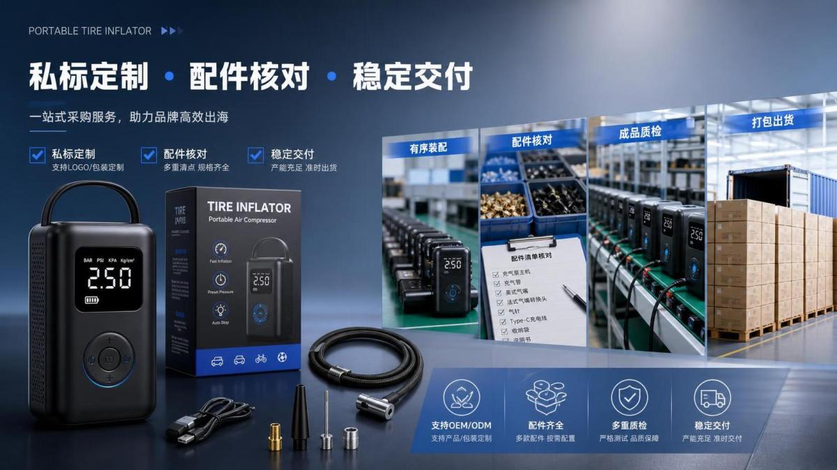Portable Tire Inflator Procurement Checklist for Private Label and Bulk Orders Portable Tire Inflator Procurement Checklist for Private Label and Bulk Orders