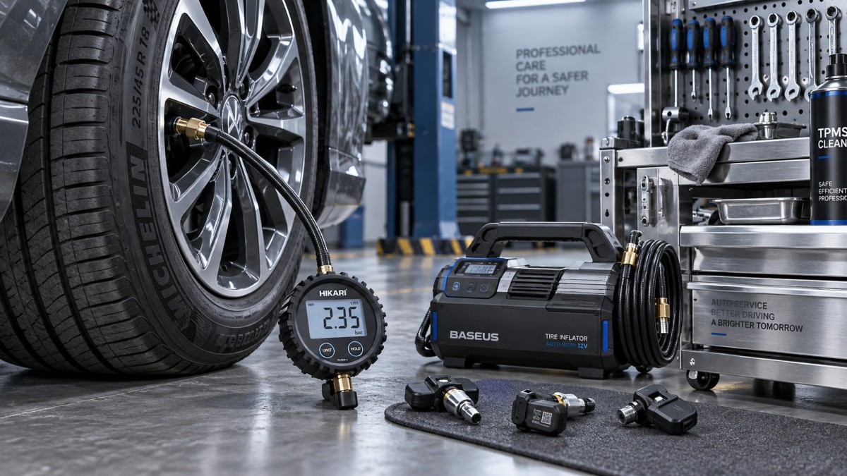 Why does the TPMS light stay on after automotive tire inflation? Pourquoi le voyant TPMS reste-t-il allumé après le gonflage des pneus d’un véhicule ?
