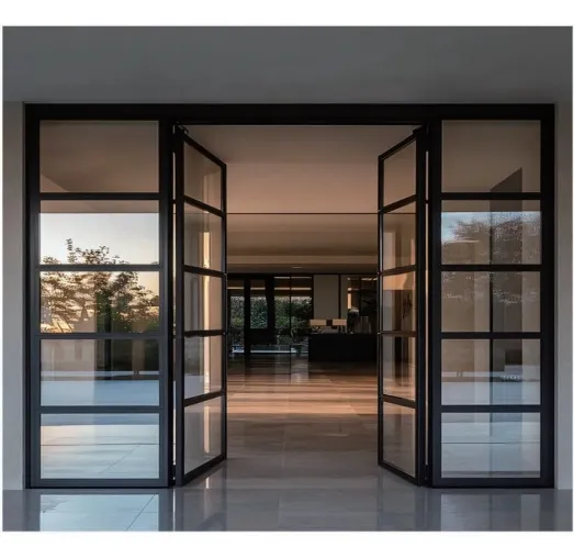 M4 French-Style Thermal-Break Aluminum Casement Door Customizable