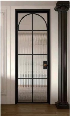 M4 French-Style Thermal-Break Aluminum Casement Door Customizable