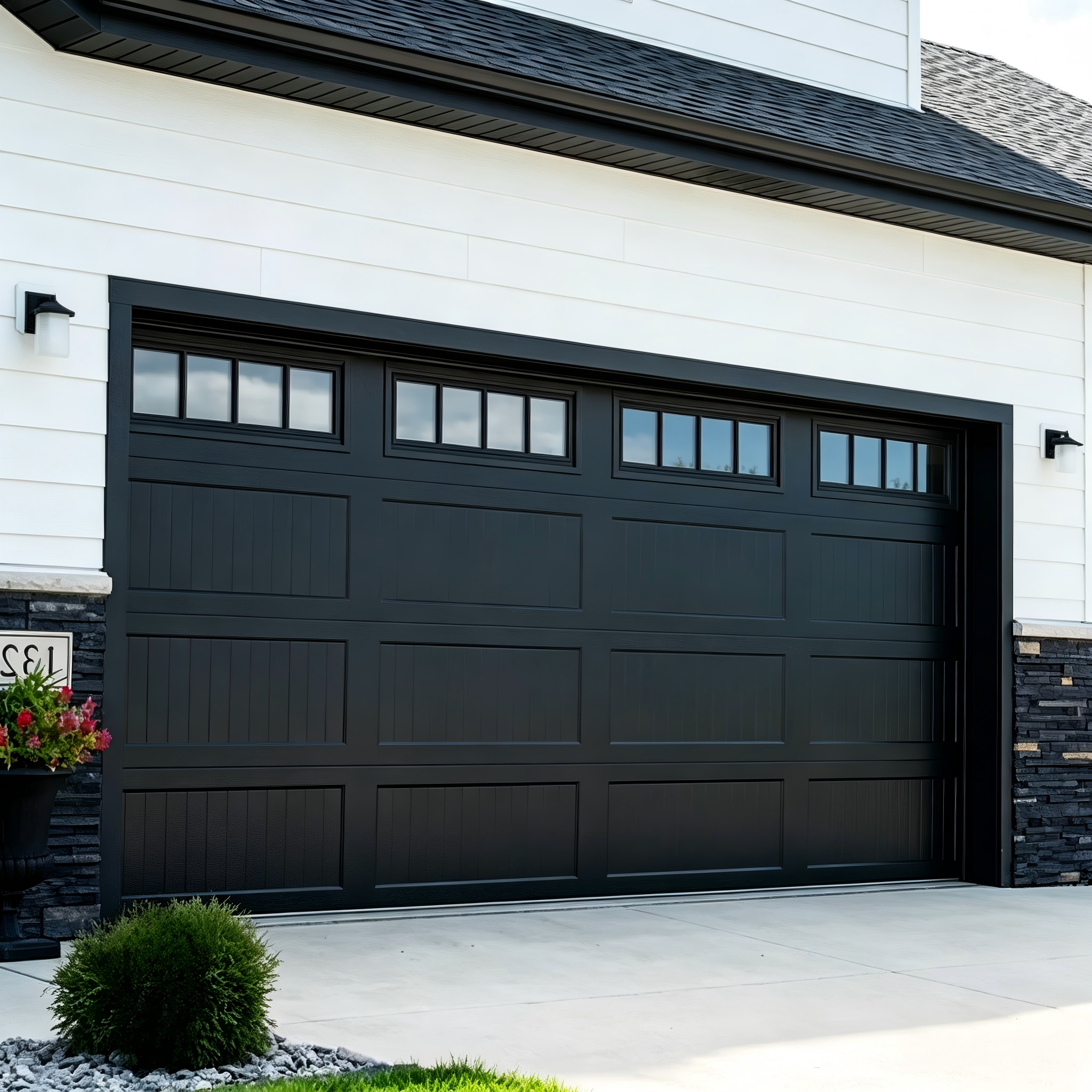 High Quality Remote Control Sectional Roller Shutter Garage Doors Modern House Aluminium Garage Door