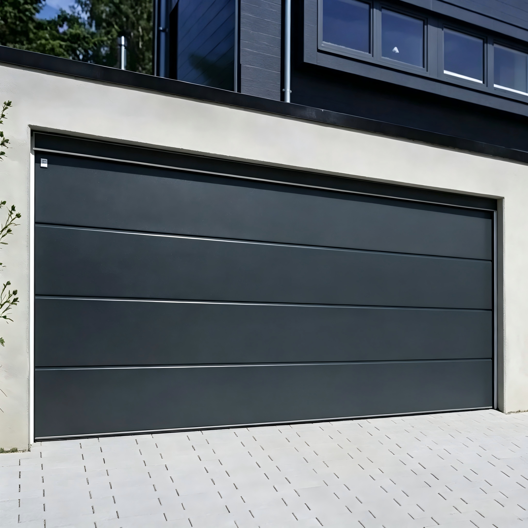 High Quality Remote Control Sectional Roller Shutter Garage Doors Modern House Aluminium Garage Door
