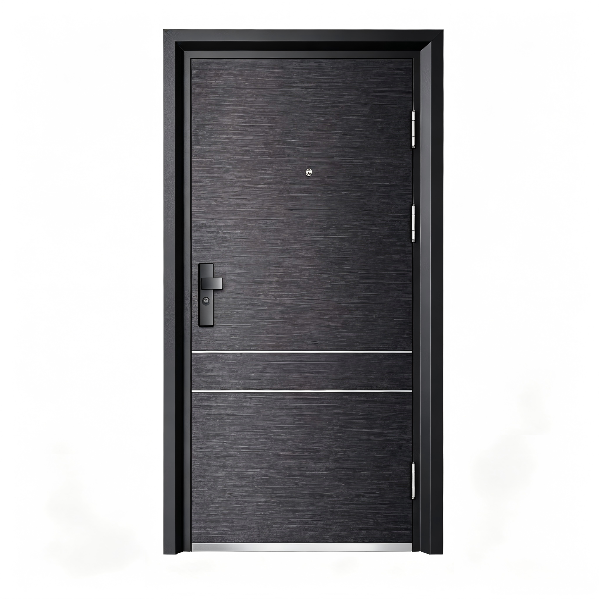 Steel Double Door with Mechanical Locks Customized Villa Entrance Door