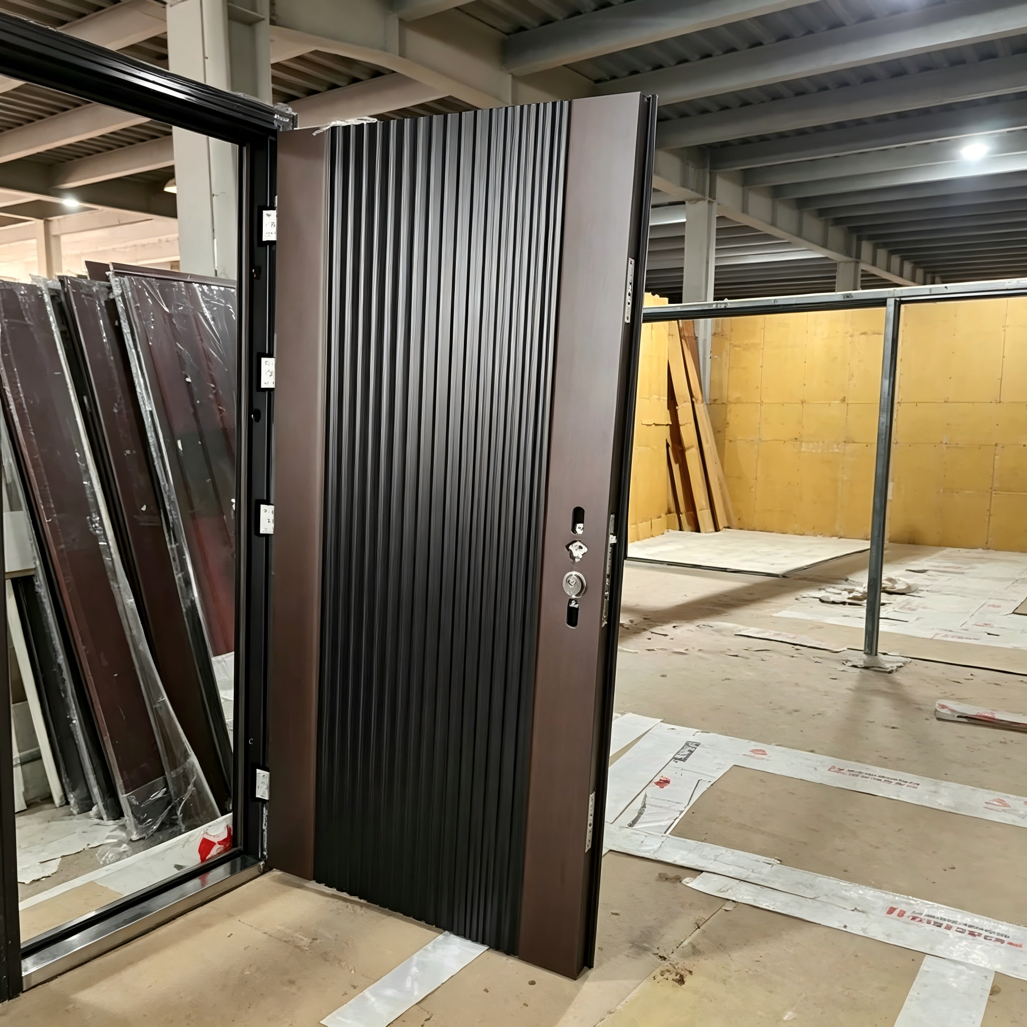 Custom Steel Security Doors for Home Front Metal Door Handwares
