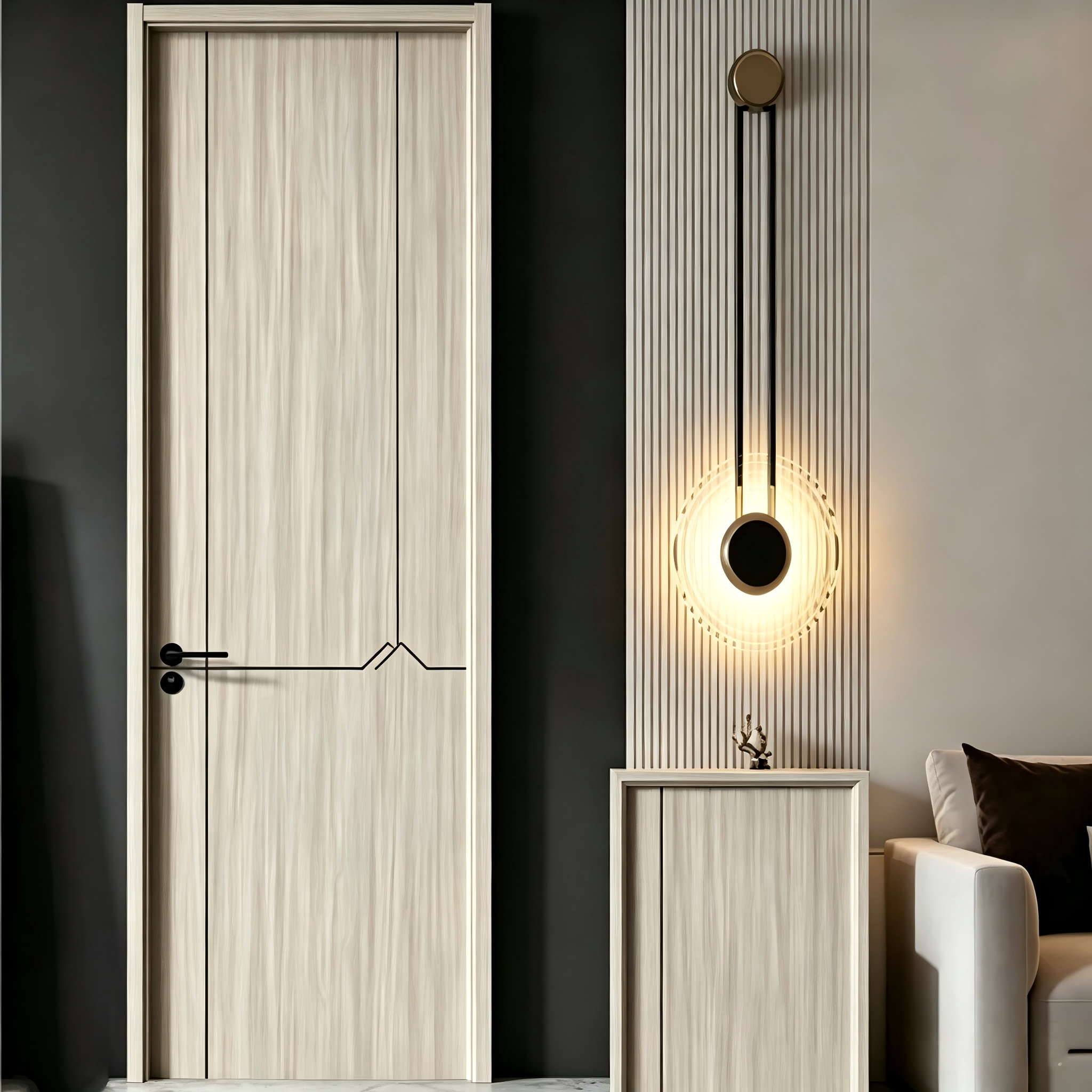 Premium WPC Door with PVC Finish
