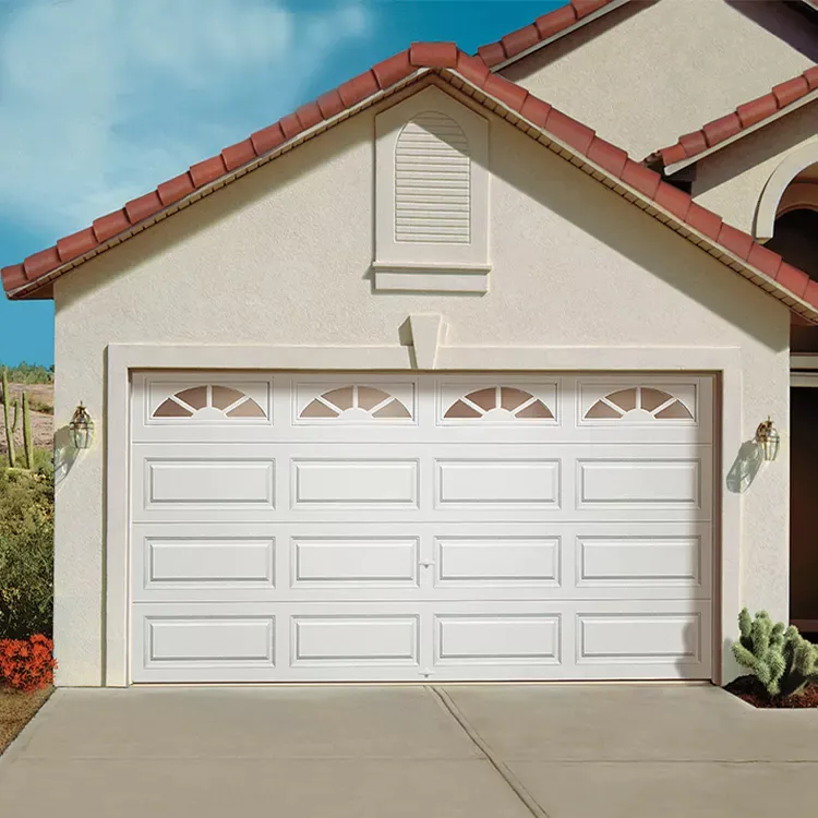 China-Factory-Custom-Remote-Control-Automatic-Garage-Door-Modern-Overhead-Insulated-Sectional-Black-Color-Aluminum-Garage-Doors