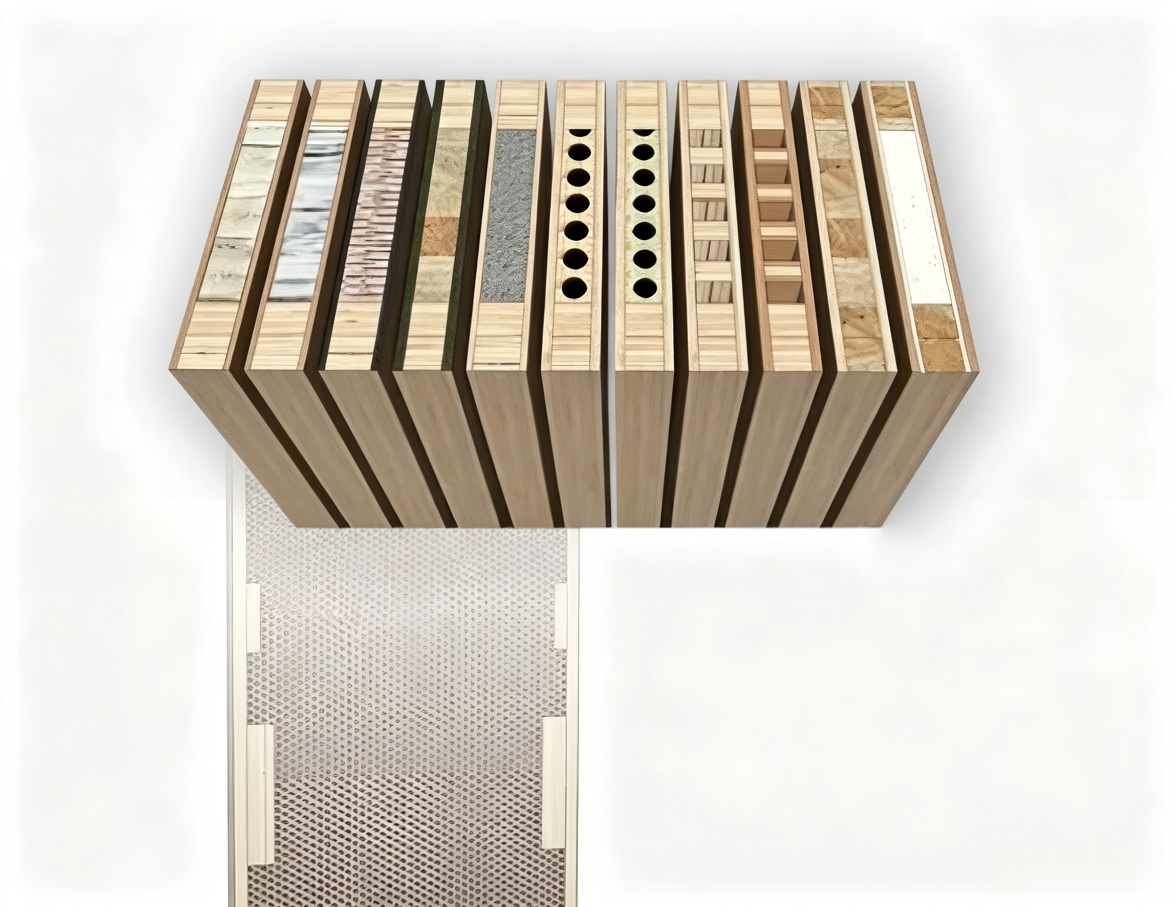 Luxury PVC Coated Flush WPC Door for Elegant Hotel Interiors