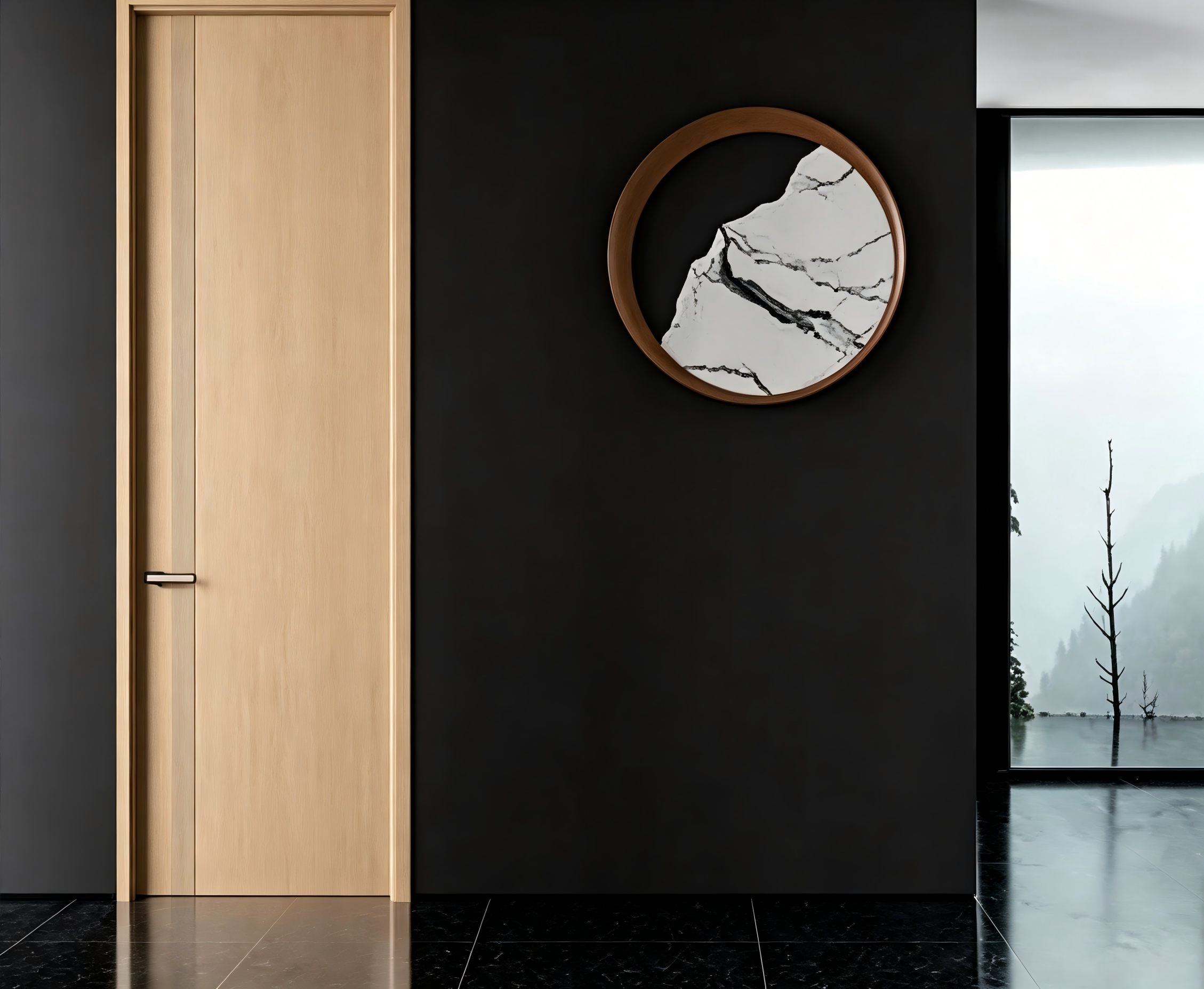 Premium Waterproof WPC Door for Single Rooms