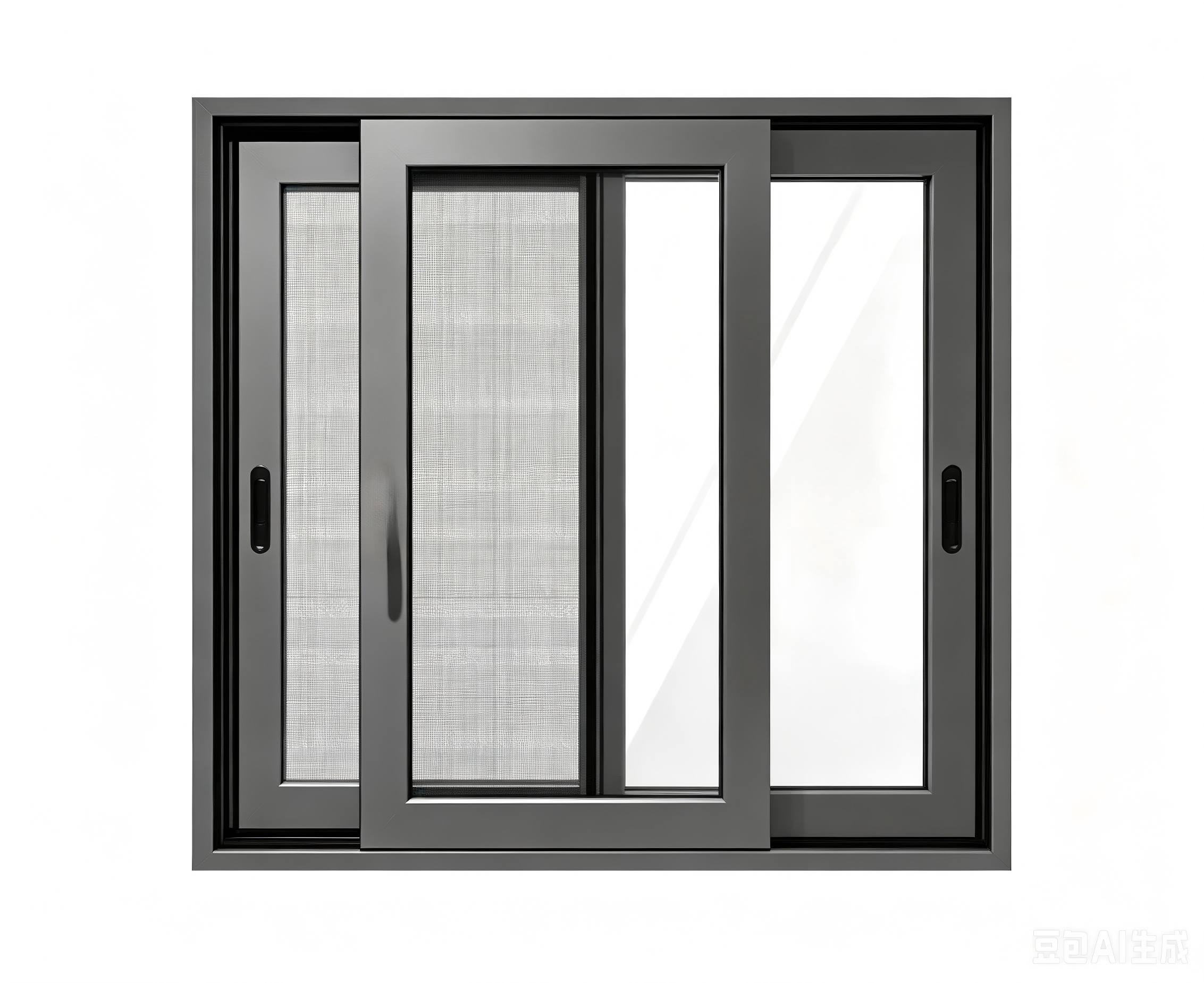 Customized Standard Bathroom Kitchen Interior Glass Windows Aluminum Frameless Interior Glass Sliding Window