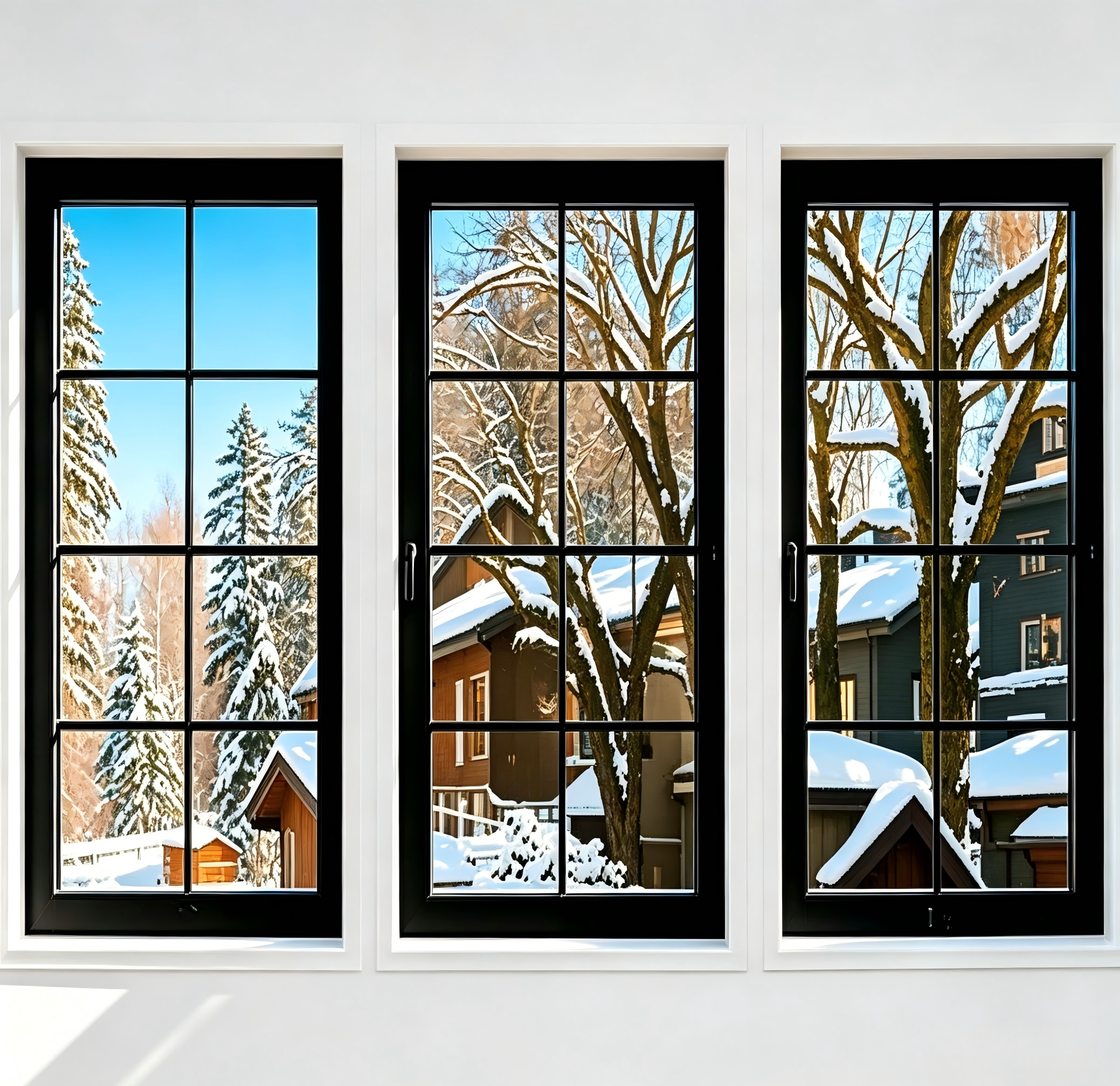 Customized Size Double Glass Thermal Break Aluminum Fixed Window