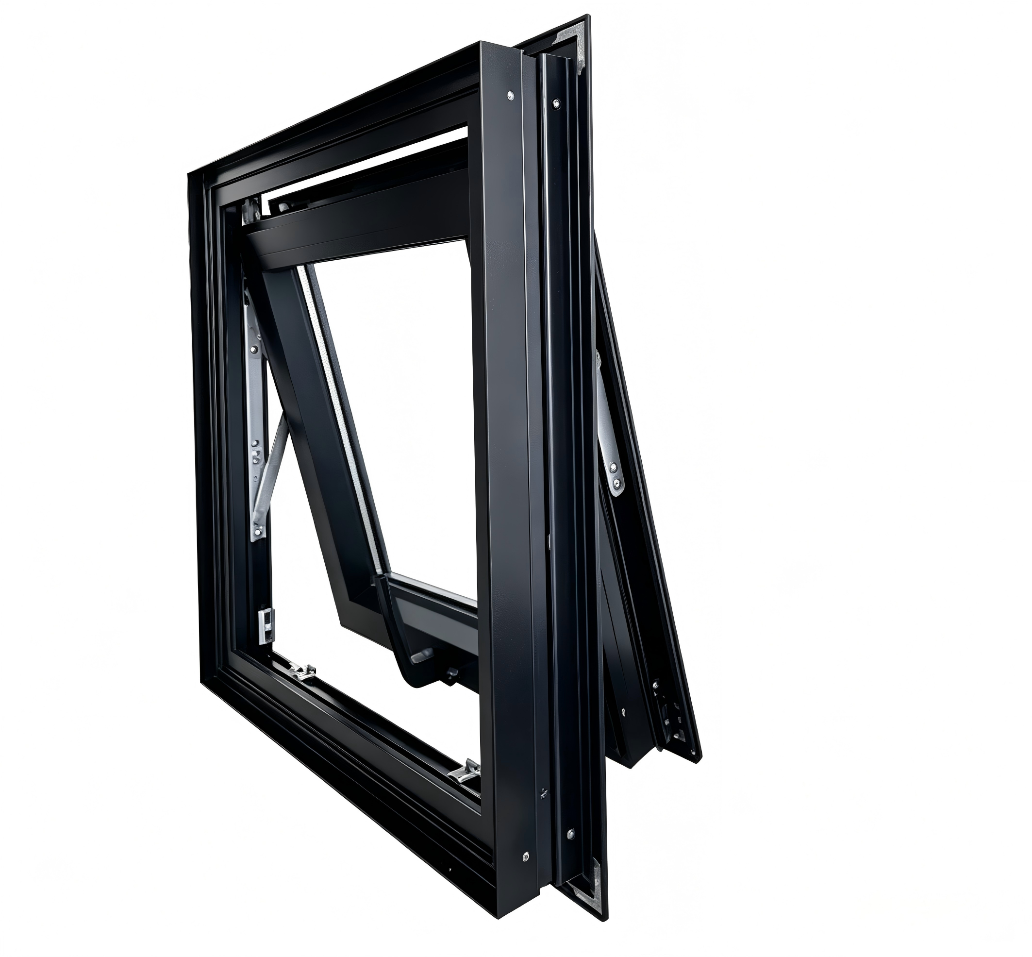 Customized 1.4mm/1.6mm/1.8mm Profile Thickness Aluminum Casement Window