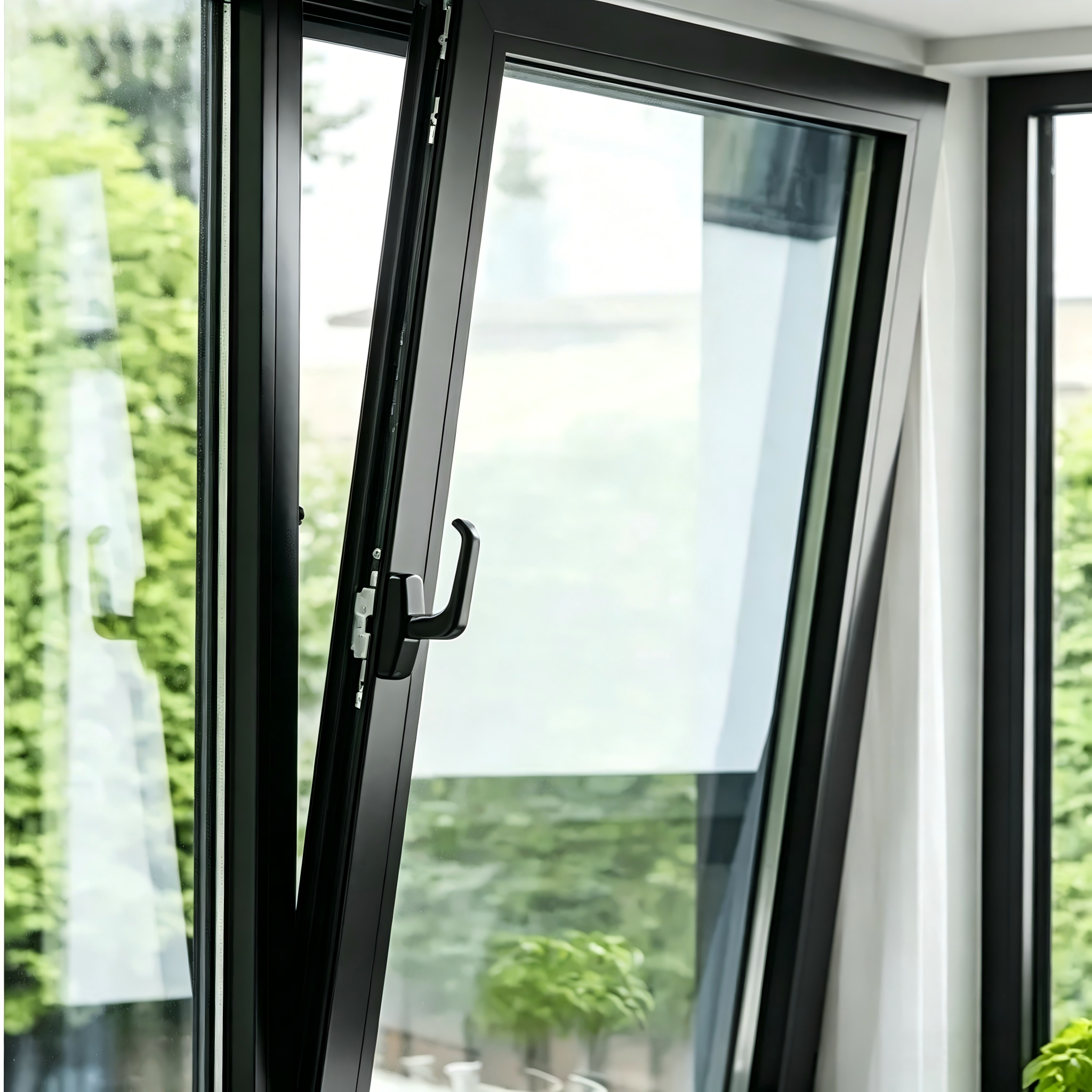 Best Selling Aluminum Alloy Frame Double Glass Casement Windows with Screen