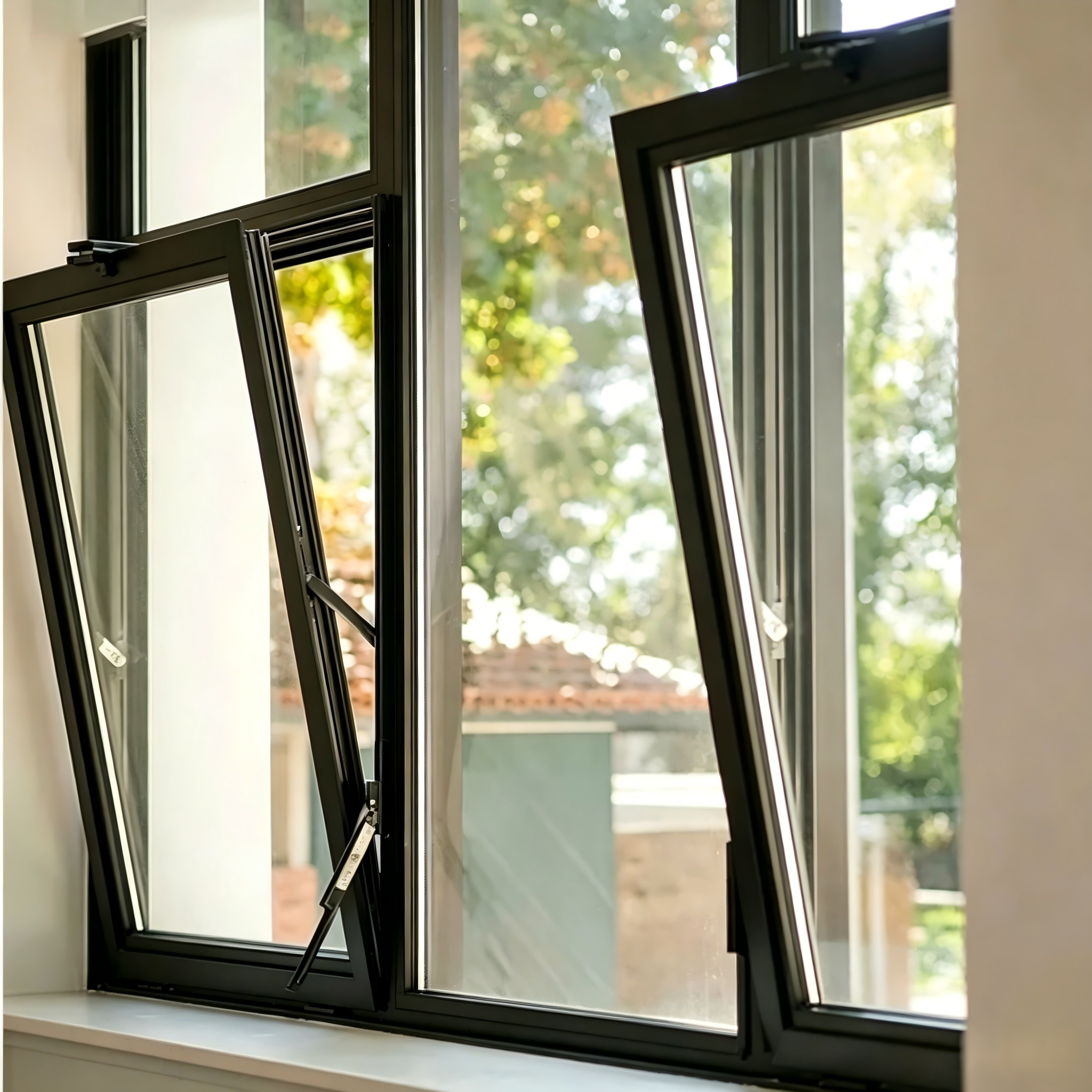 Best Selling Aluminum Alloy Frame Double Glass Casement Windows with Screen