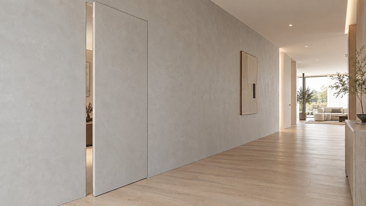 Frameless Invisible WPC Doors: Installation Conditions for a Clean Modern Interior Frameless Invisible WPC Doors: Installation Conditions for a Clean Modern Interior