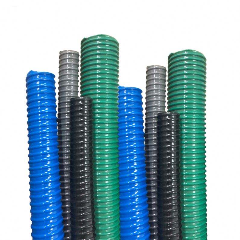 12 and 14in Flat type PVC Suction Hose High Abrasion Resistant Flexible PVC Water Pump Sand Sewer Suction Hose