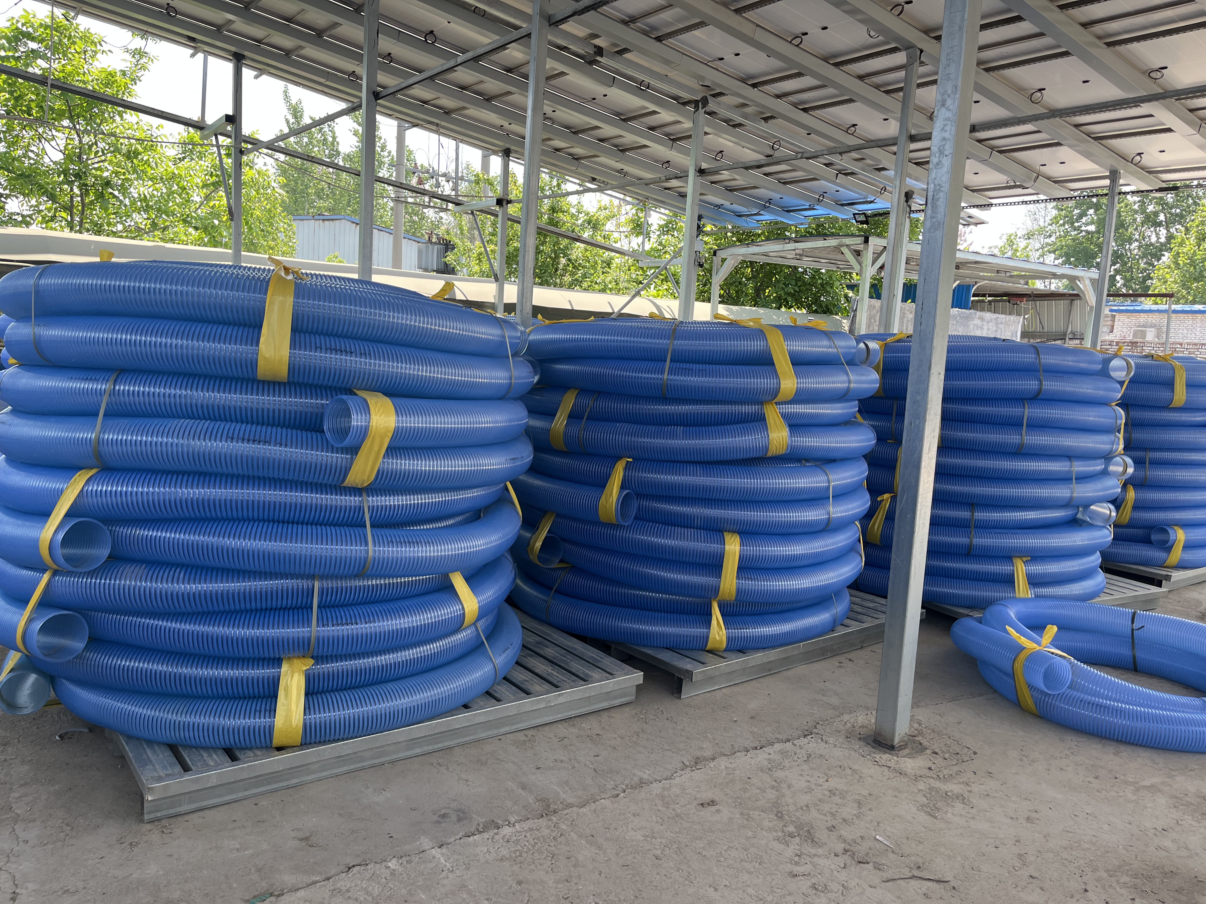 Heavy-Duty Flexible Plastic PVC Spiral Suction Hose Durable Water Pump Hose for Irrigation and Industry Applications