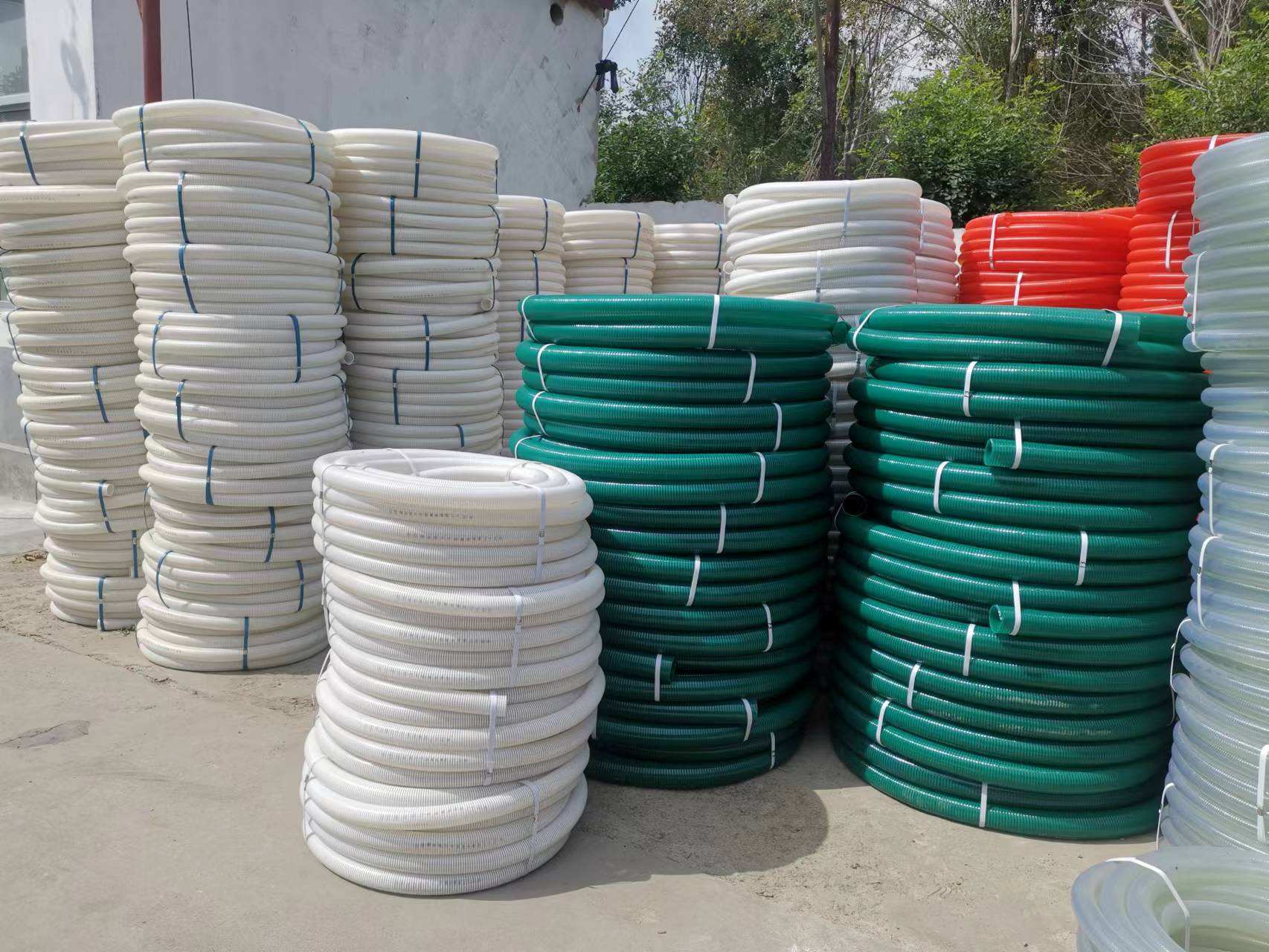 Spiral PVC Suction Hose for Screw Pump Discharge Grit