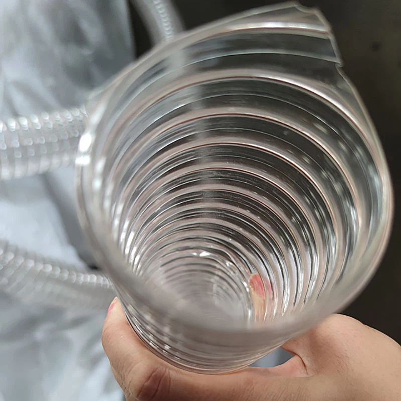 Flexible Suction Hose Polyester Reinforced PVC Water Hose High Tensile Strength