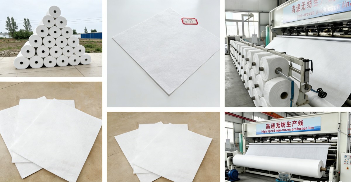 土工布拼图 Long-Filament Geotextile
