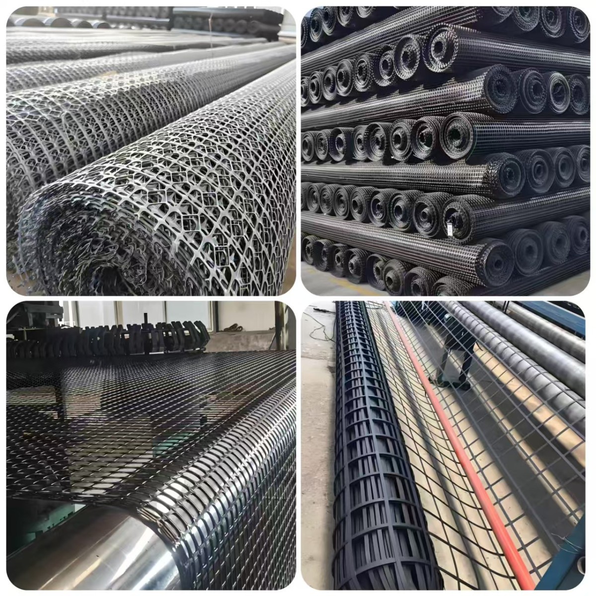 土工格栅拼图 Geogrid