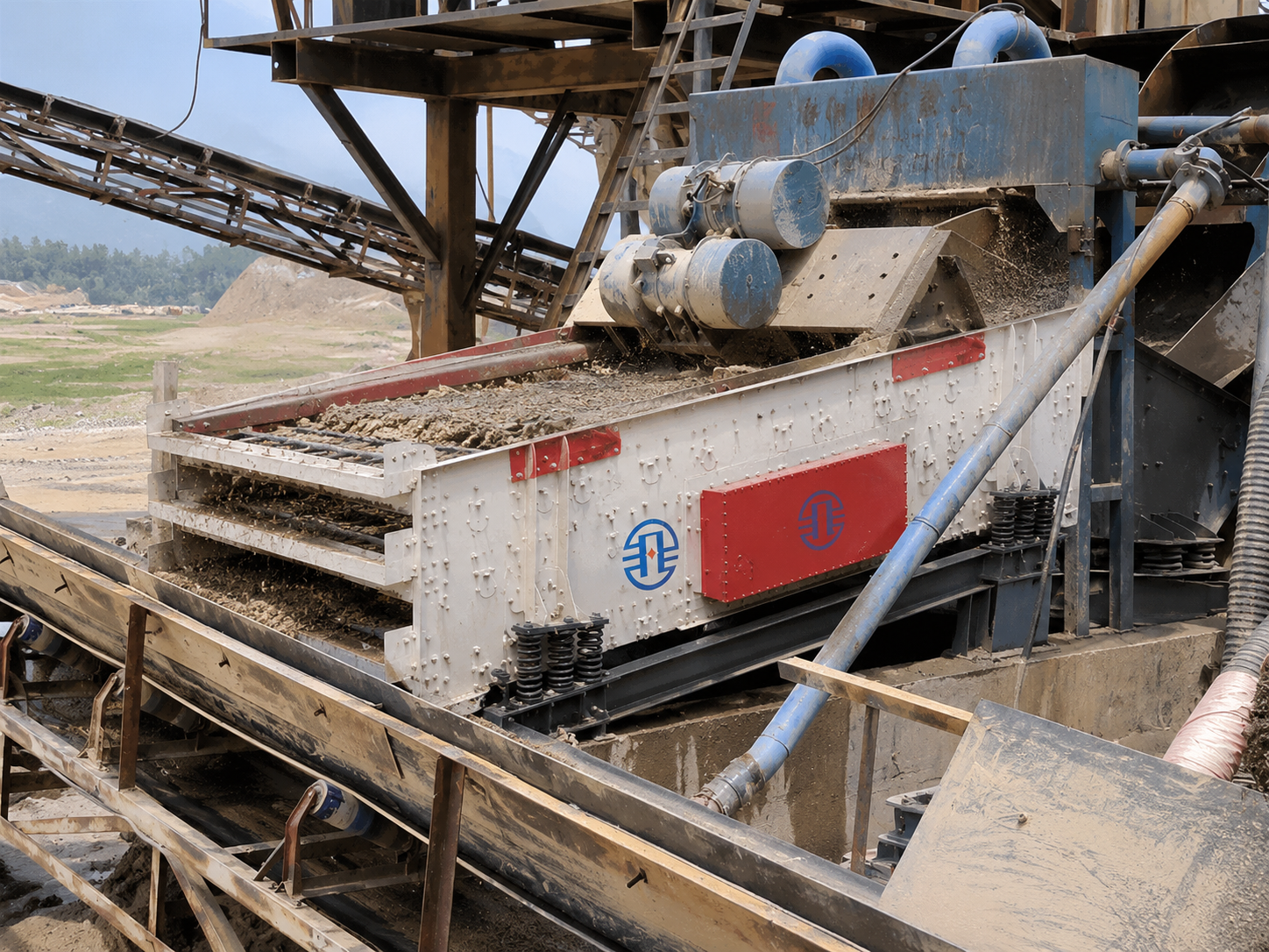 High Efficiency Three-axis Elliptical Horizontal Vibrating Screen Machine for Mining