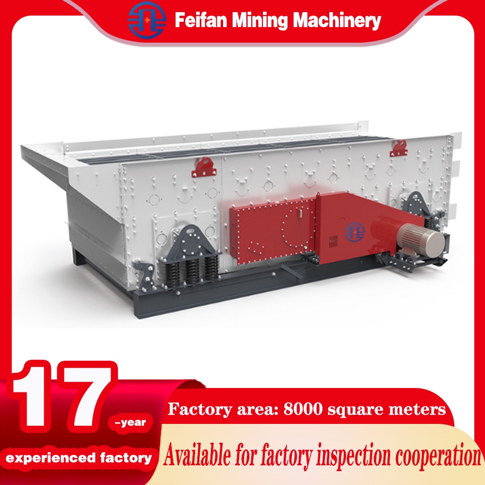 FEIFAN Efficient Screening Equipment Mining Operation 400 Tph Stable Performance OEM Service Horizontal Vibrating Screen Machine