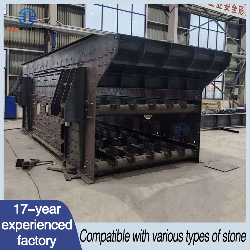 FEIFAN OEM Industrial Mining Sand Stone Coal CE Certified Double Deck Horizontal Vibrating Screen Machine