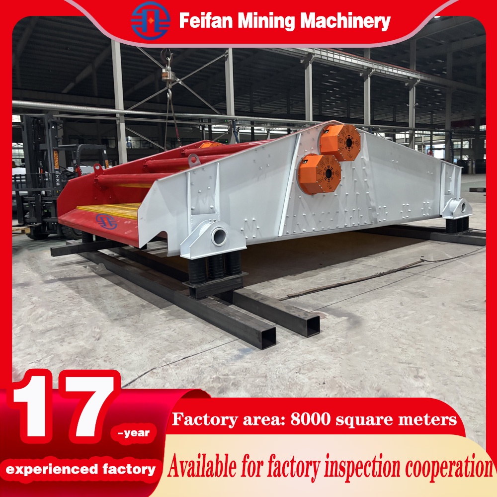 FEIFAN Long Service Life Industrial Screen for Mine Waste Slurry Treatment Projects Vibrating Screen
