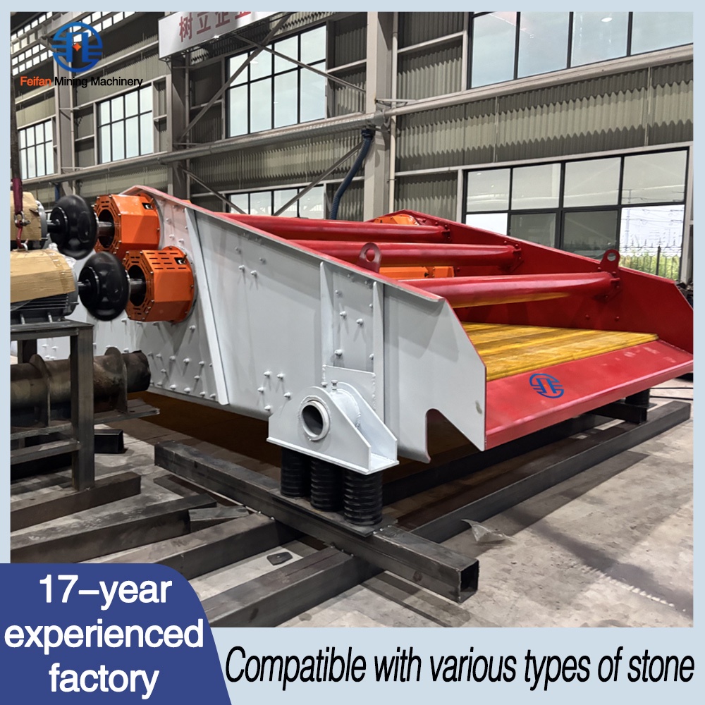 FEIFAN Heavy Duty Mining Screen for Ore Washing and Fine Material Screening Works Vibrating Screen