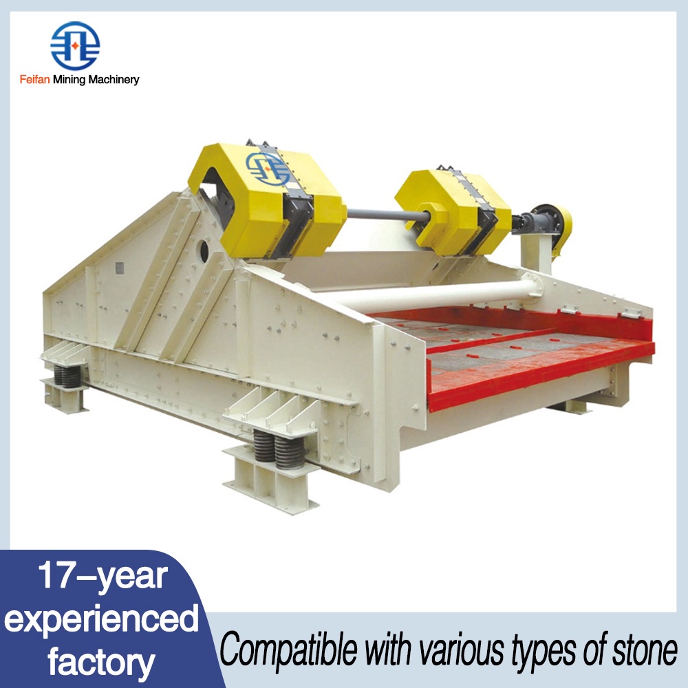 FEIFAN CE ISO9001 Certified Construction Building Material Linear Industrial Vibrating Screen