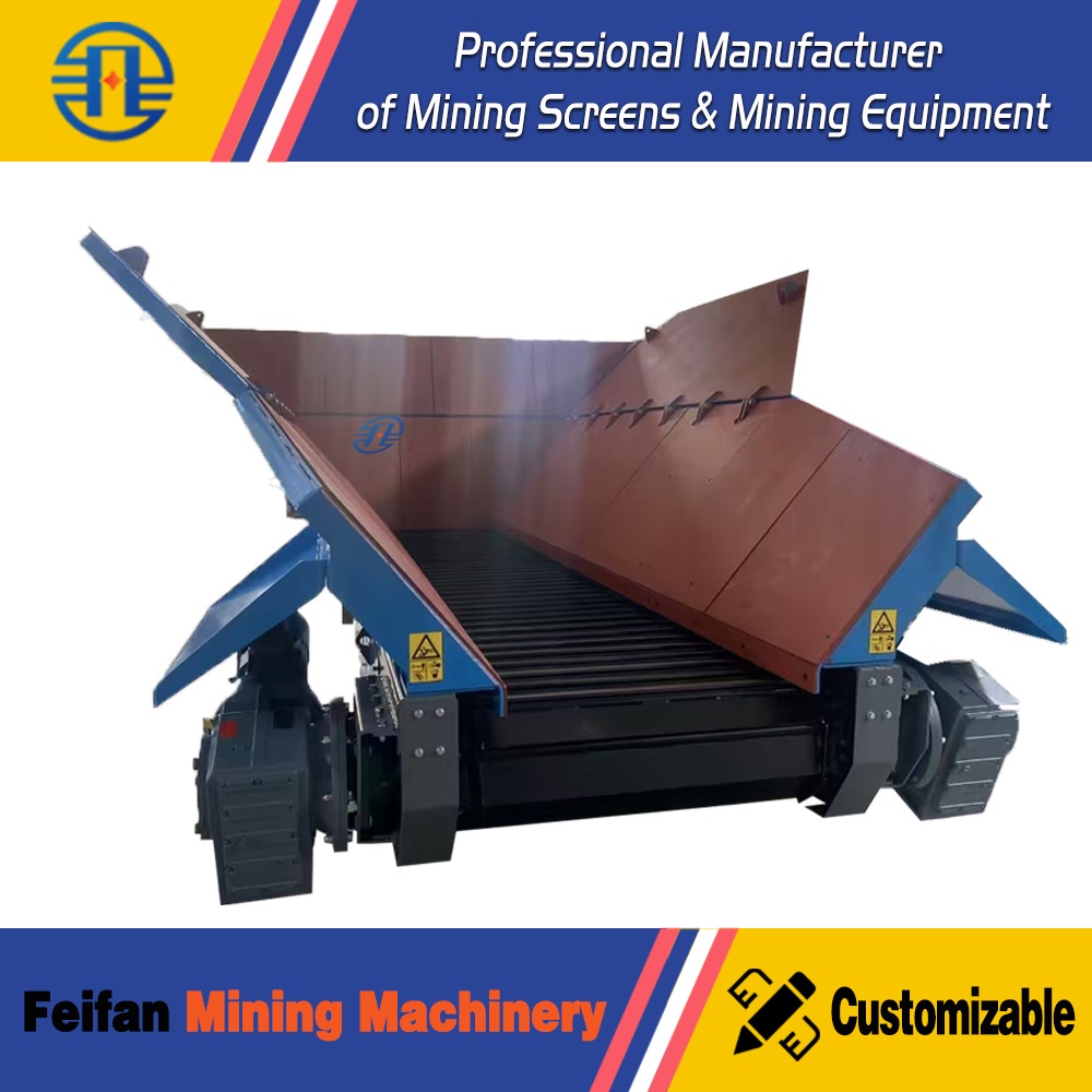 FEIFAN High Precision Transmission TDG-18 Apron Feeder For Quantitative Feeding In Fine Ore And Powder Material Processing Lines Apron Feeder 