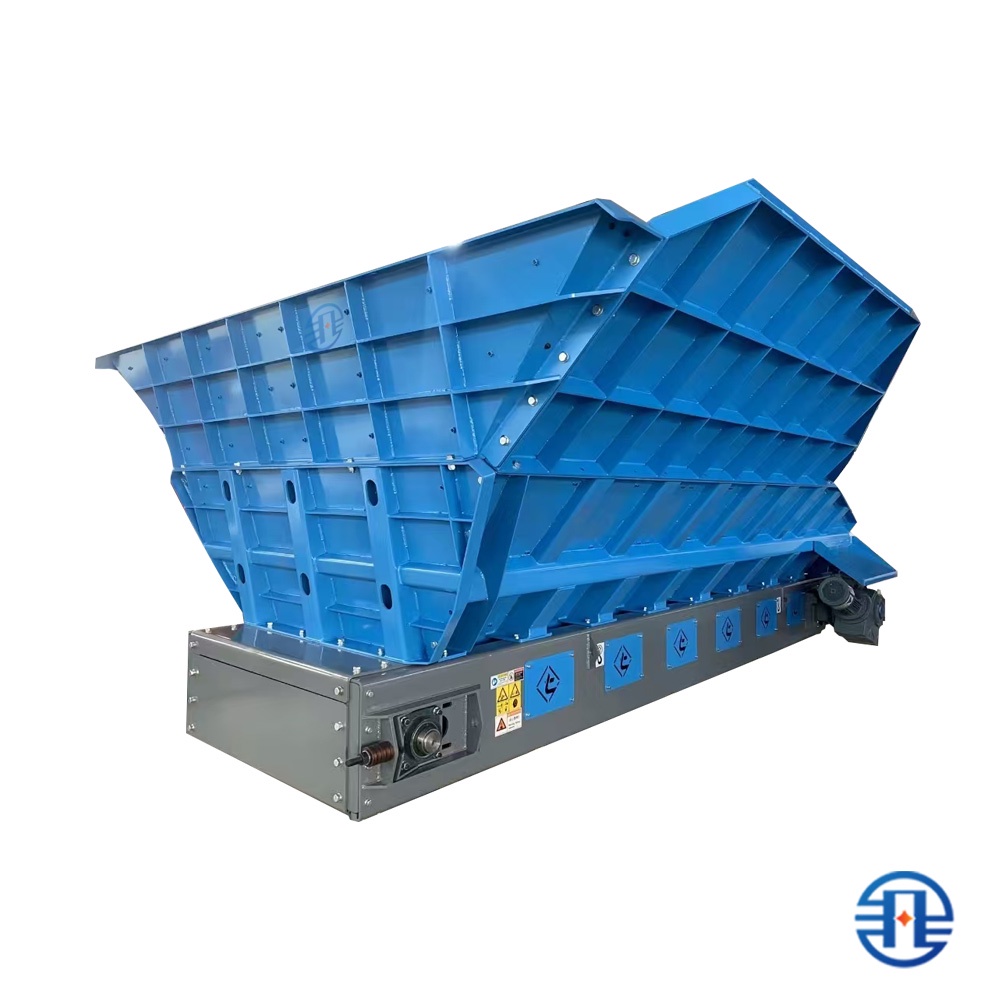 OEM Wear Resistant Alloy Chain Plate Machine With Customized Outlet Size For Concrete Batching Plant And Stone Yard Material Transport Machine