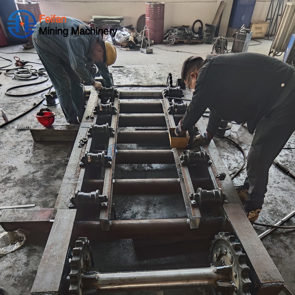 FEIFAN High Precision Transmission TDG-18 Apron Feeder For Quantitative Feeding In Fine Ore And Powder Material Processing Lines Apron Feeder 