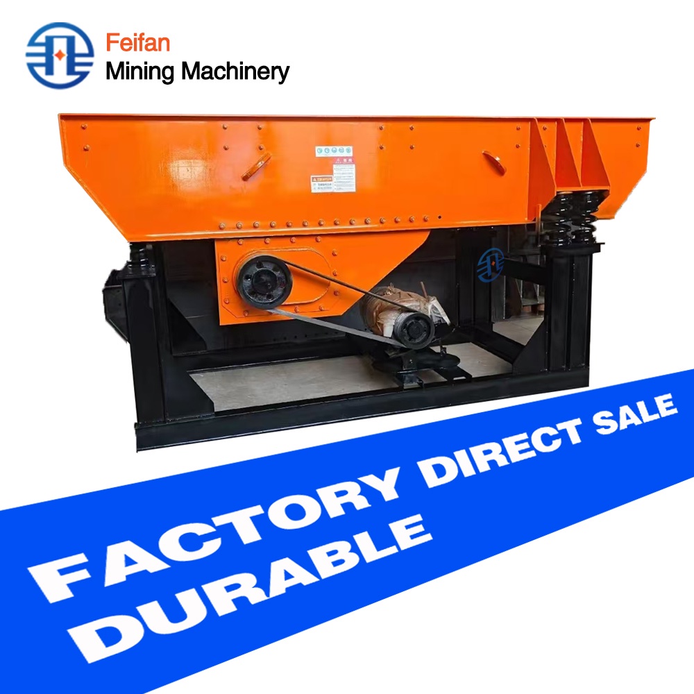 FEIFAN GZD-1100 Wide Application Range Electric Vibrating Feeder For River Stone Limestone And Basalt Material Delivery Electric Vibrating Feeder FEIFAN GZD-1100