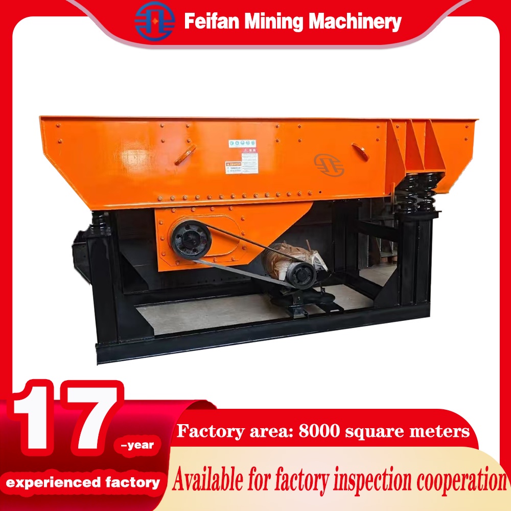 FEIFAN Anti-Corrosion GZD-1100 Electric Vibrating Feeder With Powerful Motor For Wet Ore And Moist Bulk Material Conveying Electric Vibrating Feeder