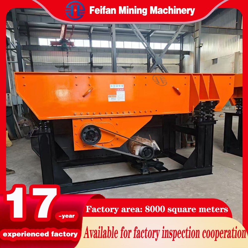 OEM Compact Structure Space Saving Machine With Adjustable Amplitude For Small Scale Quarry And Ore Processing Work Machine